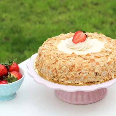 BEZLEPKOVÁ Jahody-mascarpone torta