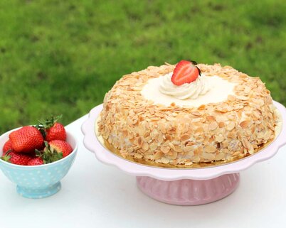 Jahody-mascarpone torta